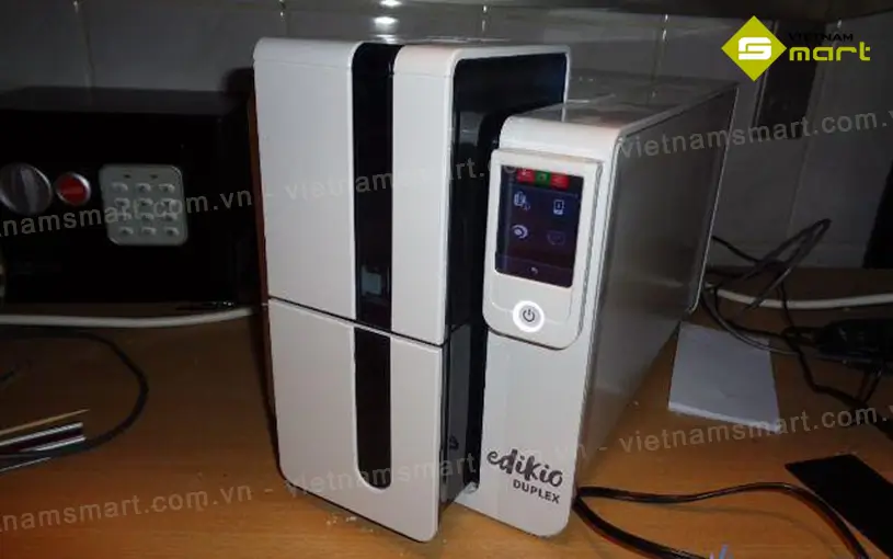 Máy in thẻ cho shop rượu Edikio Duplex Edikio Duplex