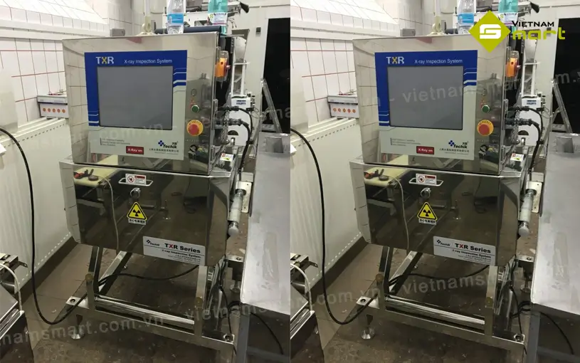Máy dò kim loại thực phẩm Techik TXR4080 Ảnh thực tế máy dò tạp chất trong thực phẩm TXR 4080