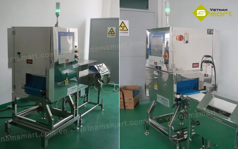 Máy dò kim loại thực phẩm Techik TXR4080L Ảnh thực tế máy dò tạp chất trong thực phẩm TXR 4080L
