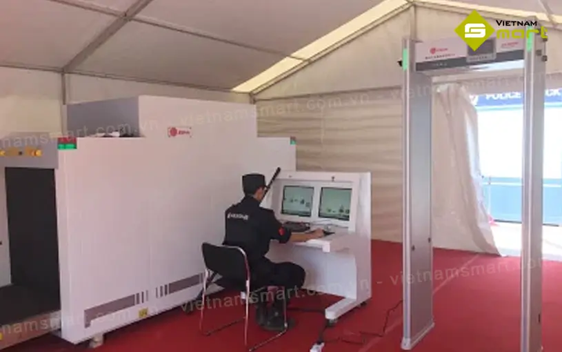 Máy soi hành lý X-Ray Safeway AT150180B Ảnh thực tế máy soi hành lý X-Ray Safeway AT150180B