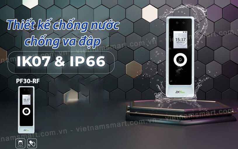 Máy chấm công, kiểm soát cửa ra/vào ZKTeco PF30-RF Giới thiệu về thiết bị chấm công kiểm soát cửa ZKTeco PF30-RF