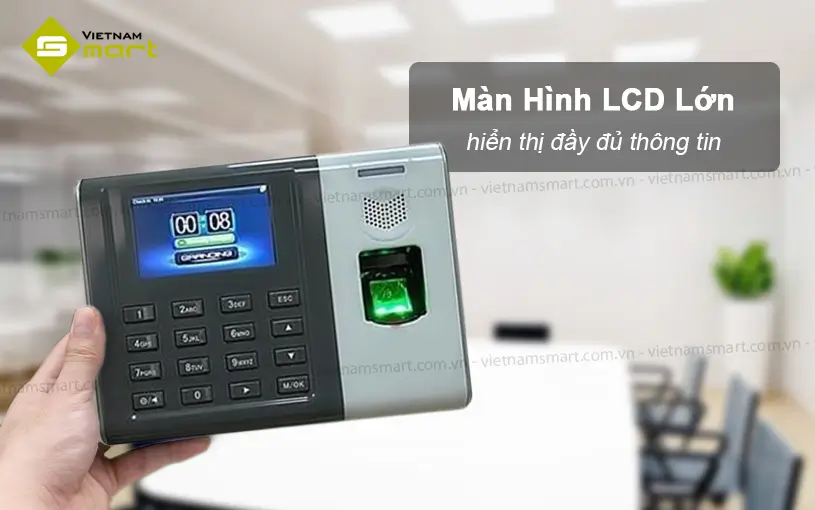 Máy chấm công Ronald Jack GT100 màn hình