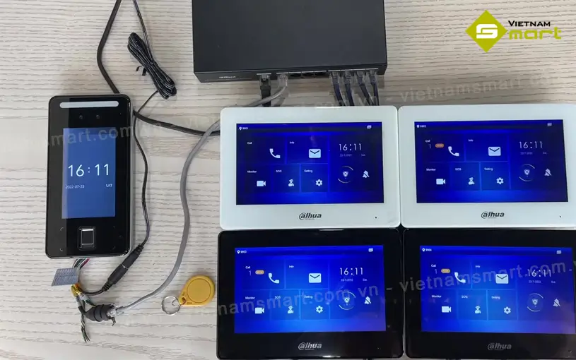 Máy chấm công khuôn mặt tích hợp AI Dahua ASI6214J-MFW Dahua ASI6214J-MFW