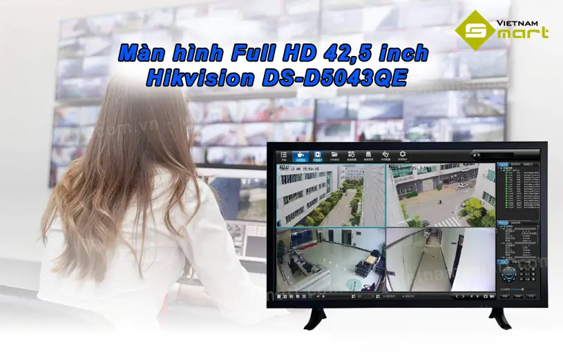 Màn hình Full HD 42,5 inch Hikvision DS-D5043QE Hikvision DS-D5043QE