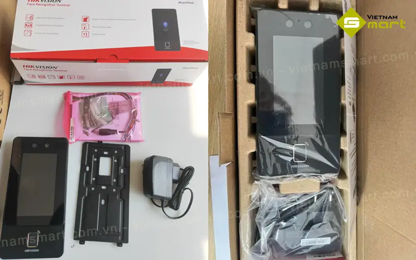 Máy chấm công khuôn mặt DS-K1T342MFX chính hãng được phân phối bởi VietnamSmart