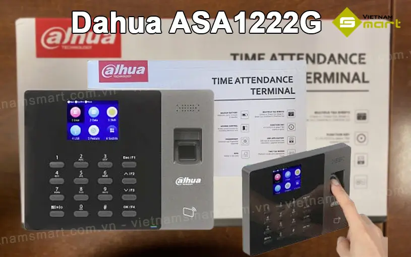 Máy chấm công vân tay Dahua ASA1222G Ảnh thực tế máy chấm công vân tay thẻ ASA-1222G