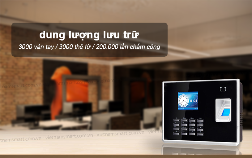 Máy chấm công vân tay Ronald Jack F678 Pro Máy chấm công Ronald Jack F678 Pro lưu trữ tới 200.000 giao dịch