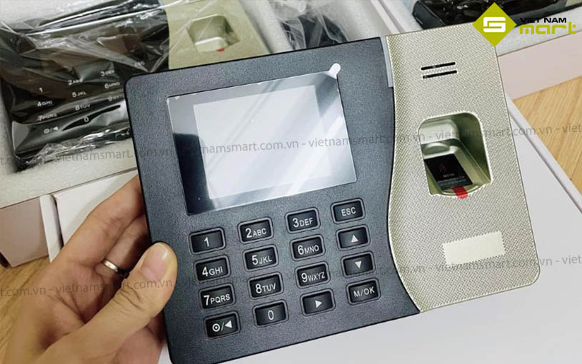 Máy chấm công vân tay Ronald Jack RJ3300 Mở hộp máy chấm công vân tay Ronald Jack RJ3300