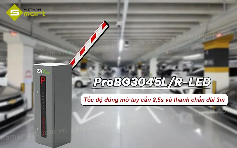 Cổng tự động barrier ProBG3045L-R-LED