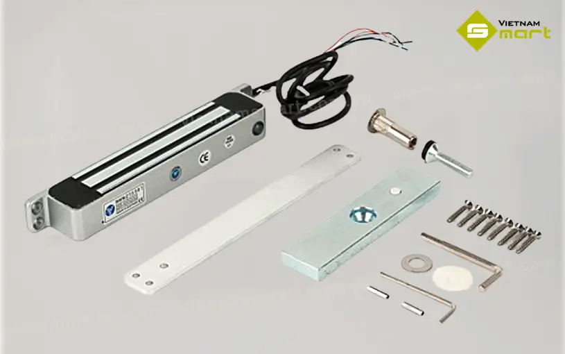 Khóa điện từ Yli YM-180H(LED) Khóa nam châm điện YM-180H (LED) cùng các phụ kiện