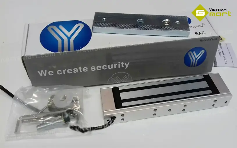 Khóa điện từ Yli YM-60 Khóa điện từ nam châm YM-60 cùng phụ kiện