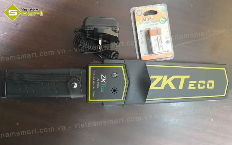 Máy dò kim loại cầm tay ZKTeco ZK-D100S 1 bộ sản phẩm máy dò kim loại cầm tay ZK-D100S gồm những gì?