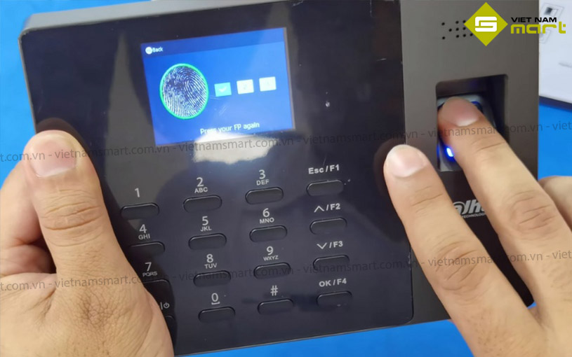 Máy chấm công vân tay Dahua ASA1222GL-D ASA1222GL-D lấy dấu vân tay dễ dàng