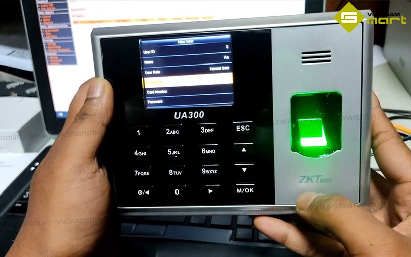 Máy chấm công vân tay ZKTeco UA300 Cài đặt các tính năng trên ZK UA300