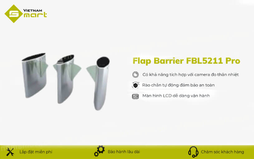 Cổng Flap Barrier ZKTeco FBL5211 Pro