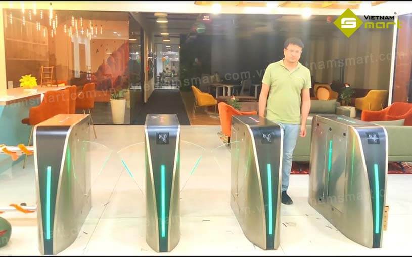 Cổng an ninh phân làn Flap Barrier ZKTeco FBL300