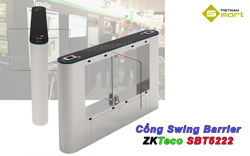 giới thiệu về cổng phân làn swing barrier zkteco sbtl5211