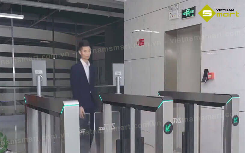 Cổng swing barrier ZKTeco Mars Pro-S1000 Cổng swing barrier ZKTeco Mars Pro-S1000