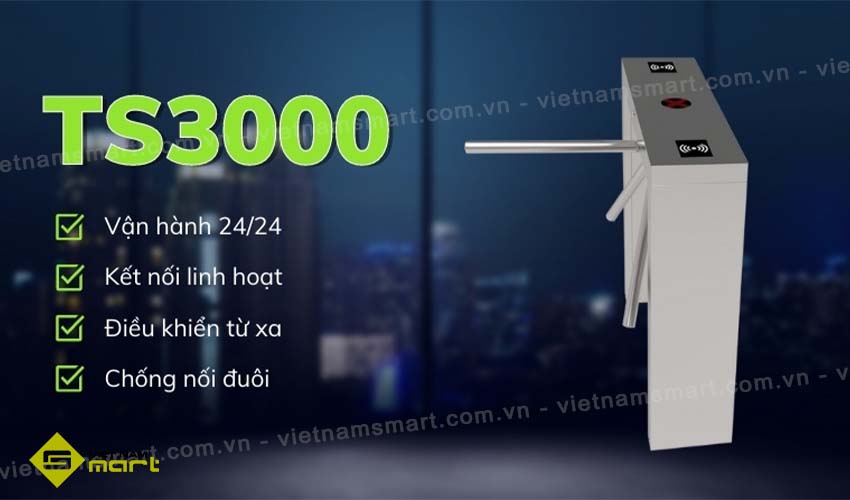 Cổng xoay 3 càng ZKTeco TS3000 Cổng xoay 3 càng ZKTeco TS3000