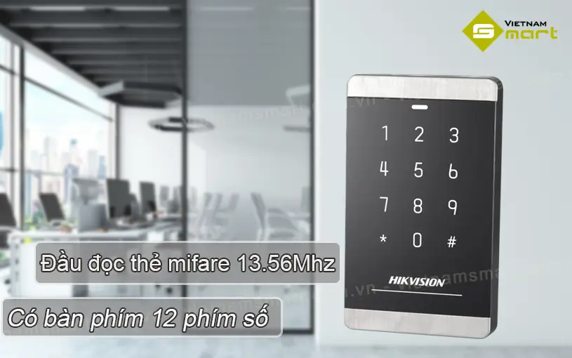 Đầu đọc thẻ Mifare Hikvision DS-K1103MK Đầu đọc thẻ Mifare 13.56Mhz Hikvision DS-K1103MK