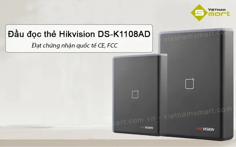 Mô tả về đầu đọc thẻ DS-K1108AD