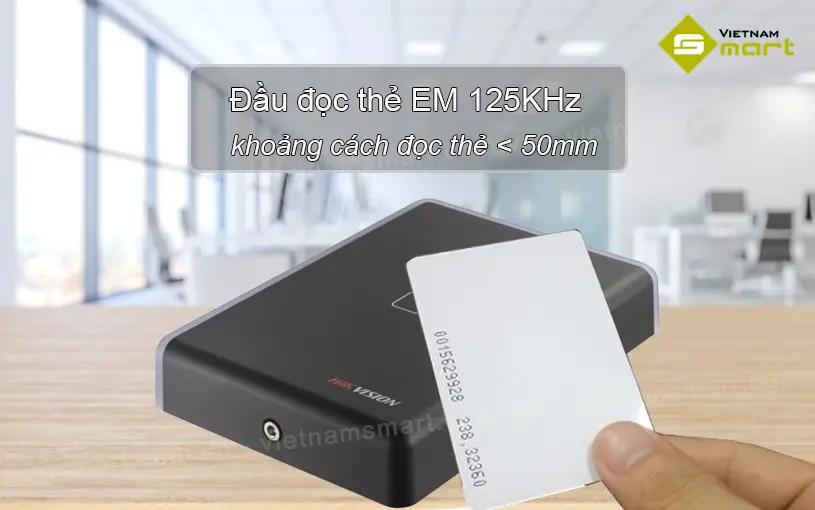 Giới thiệu về đầu đọc thẻ EM Hikvison DS-K1108AE