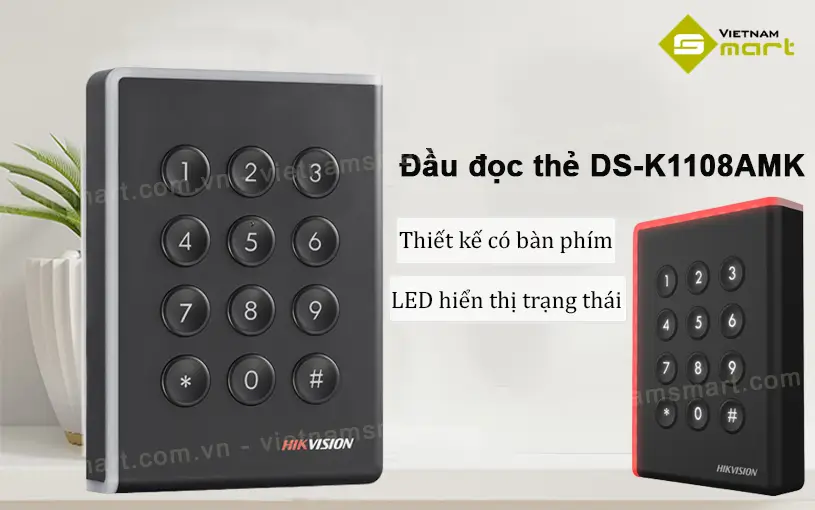 Giới thiệu về đầu đọc thẻ Hikvision DS-K1108AMK