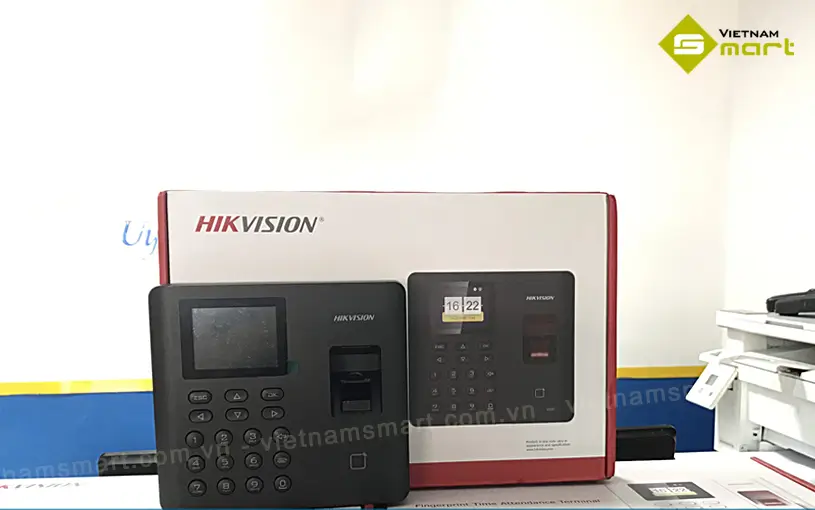 Giới thiệu về máy chấm công vân tay Hikvision DS-K1A802AEF-B
