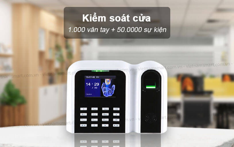 Máy chấm công vân tay GiGaTa T9 Gigata T9 lưu trữ tới 50.00 sự kiện
