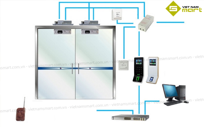 Máy chấm công kiểm soát ra vào ZKTeco F52 Pro K52 Pro ZK thích hợp với hệ thống kiểm soát chung