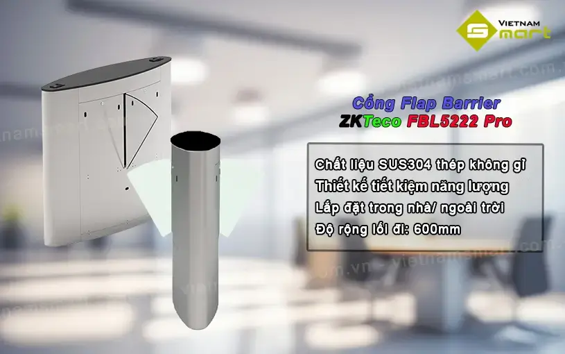 Giới thiệu về cổng Flap Barrier FBL5222 Pro