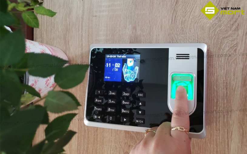 Máy chấm công vân tay GiGaTa T8A Model Gigata T8-A xác minh vân tay nhanh chóng