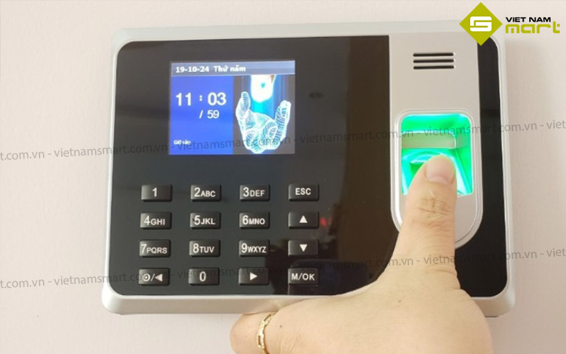 Máy chấm công vân tay GiGaTa T8A Giới thiệu máy chấm công vân tay Gigiata T8A