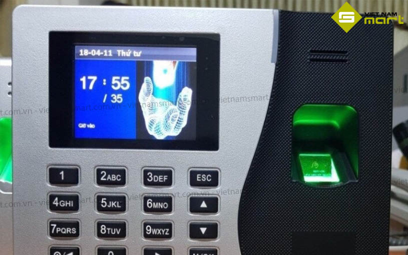 Mẫu máy chấm công vân tay Ronald Jack RJ800