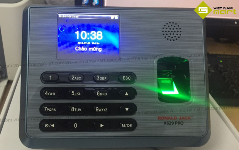 Mẫu máy chấm công dấu vân tay Ronald Jack X629