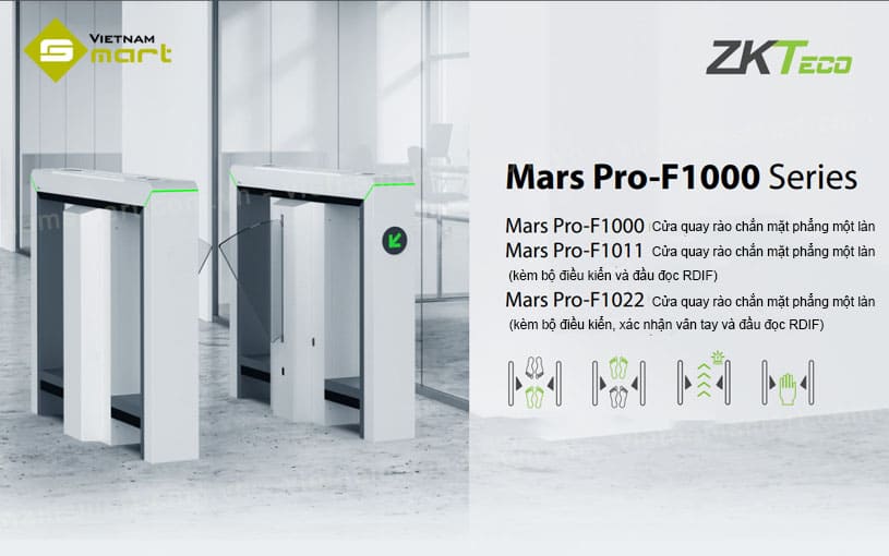 Giới thiệu về cổng Flap Barrier Mars Pro-F1011 