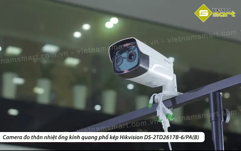 Camera đo thân nhiệt ống kính quang phổ kép Hikvision DS-2TD2617B-6/PA(B) Hikvision DS-2TD2617B-6/PA(B)