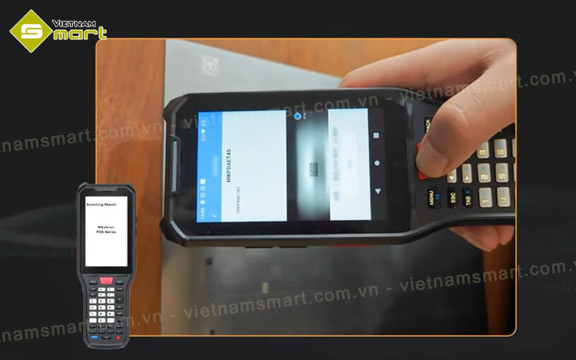 Máy quét mã vạch Hikvision DS-MDT501 Máy quét mã vạch DS-MDT501 được trang bị vi xử lý MTK Octa cores 2.0GHz, mang lại hiệu suất mạnh mẽ và ổn định