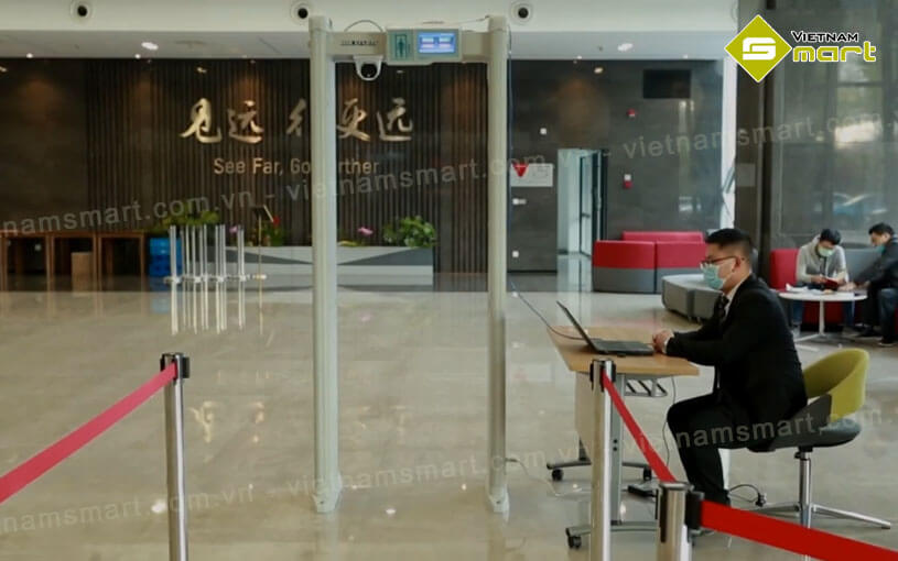 VietnamSmart - Địa chỉ uy tín chuyên lắp đặt cổng dò kim loại ISD-SMG318LT-F