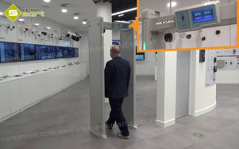 Khả năng phát hiện kim loại trên cổng dò ISD-SMG318LT-F là rất chính xác - nhanh