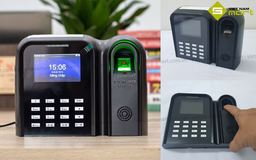 Máy chấm công vân tay Ronald Jack X628 Pro Mẫu máy chấm công bằng vân tay Ronald Jack X628Pro cho văn phòng