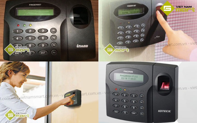 Máy chấm công vân tay IDTeck Finger006 Một số hình ảnh thực tế của thiết bị chấm công Finger 006