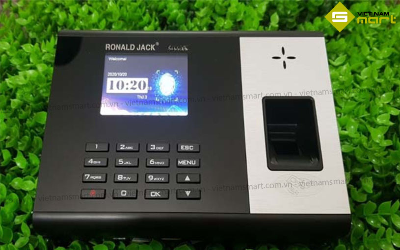 Hình ảnh thực tế của model chấm công RJ3800