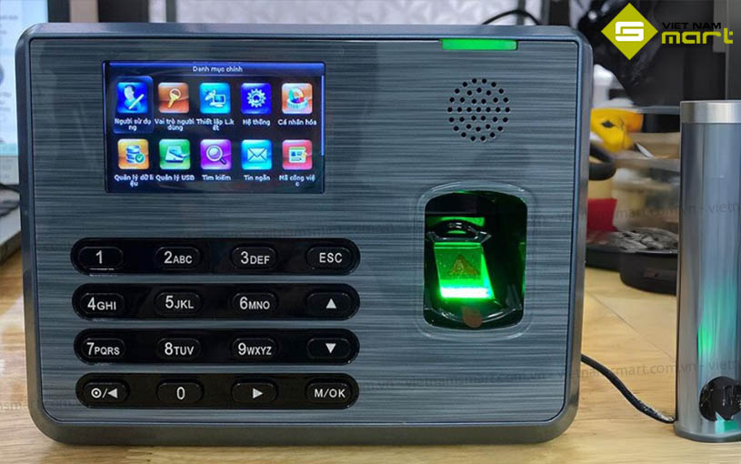 Máy chấm công vân tay thẻ ZKTeco UA400 Hình ảnh thực tế của máy chấm công ZKTeco UA400