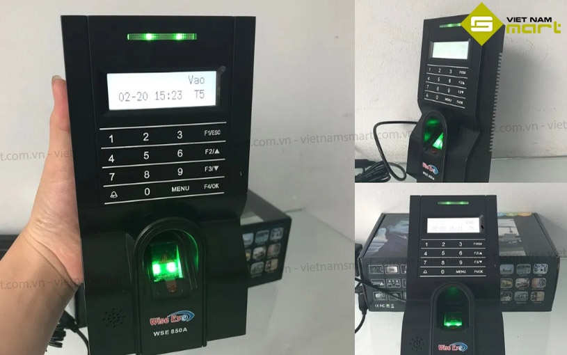 Một số hình ảnh của máy chấm công WSE 850A