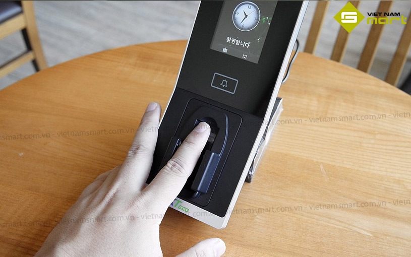 Máy chấm công tĩnh mạch vân tay thẻ ZKTeco inPulse+ Kiểm thử đầu đọc vân tay của model inPulse+
