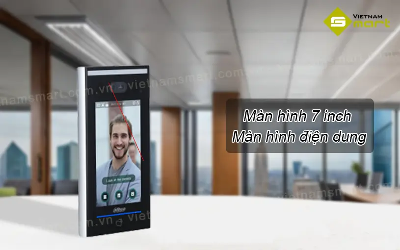 Máy chấm công khuôn mặt Dahua DHI-ASI7213X Màn hình máy chấm công Dahua DHI-ASI7213X