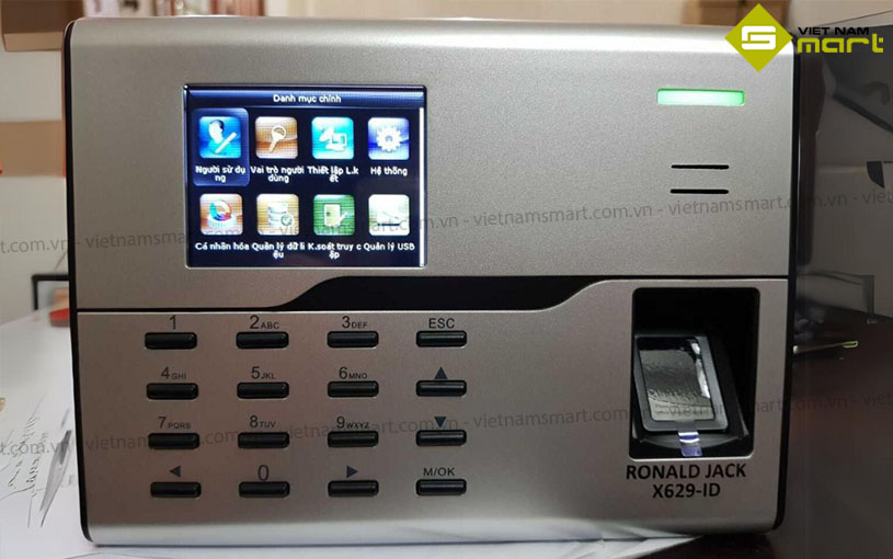 Màn hình model RJ X629ID sắc nét và dễ thao tác