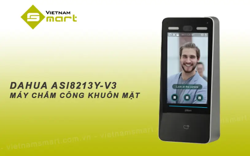 Máy chấm công khuôn mặt Dahua ASI8213Y-V3 Máy chấm công khuôn mặt Dahua ASI8213Y-V3