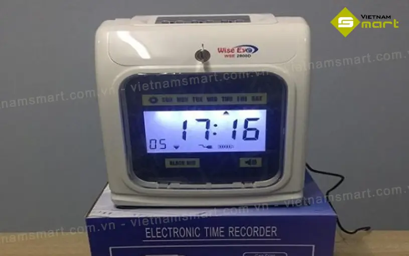 Máy chấm công thẻ giấy Wise Eye WSE 2800D máy chấm công thẻ giấy Wise Eye Wse 2800D